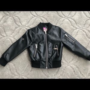 Leather Bomber Jacket